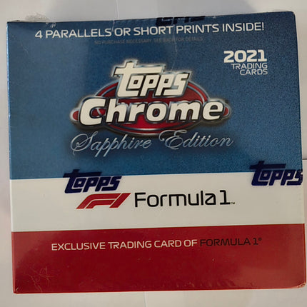 2021 Topps Chrome Formula 1 Sapphire Edition Hobby Box