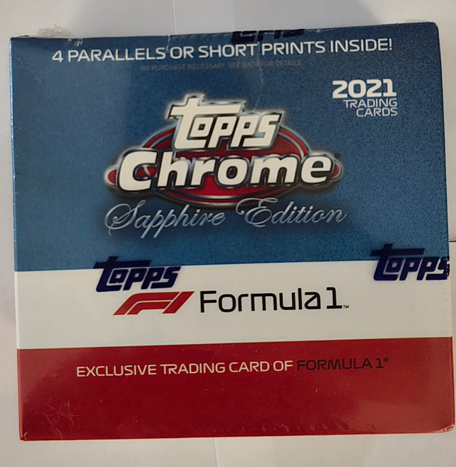2021 Topps Chrome Formula 1 Sapphire Edition Hobby Box