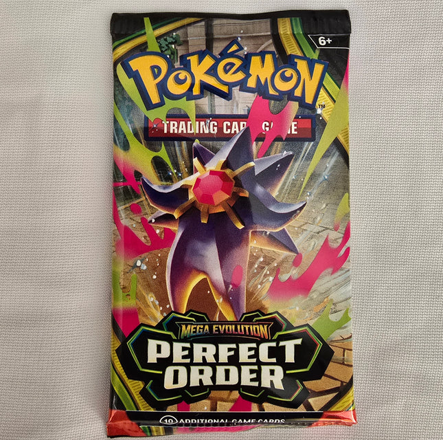 2026 Pokémon Mega Evolution—Perfect Order – Sealed Booster Pack