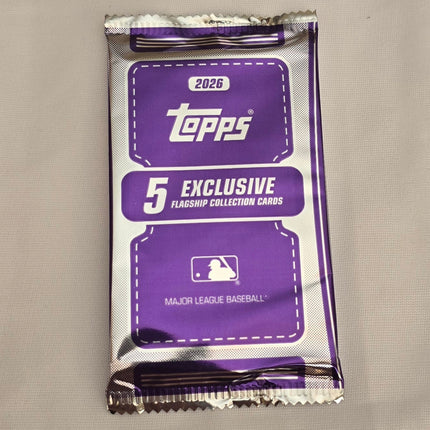 2026 Topps Flagship Collection Baseball – Exclusive 5-Card Pack