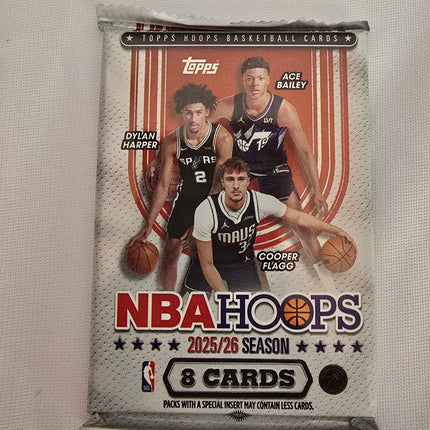 2025-26 Topps Hoops Basketball – Sealed Hobby Pack