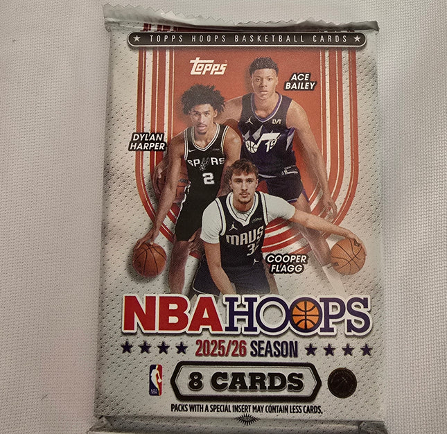 2025-26 Topps Hoops Basketball – Sealed Hobby Pack