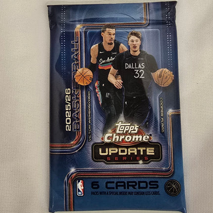 2025-26 Topps Chrome Updates Basketball – Mega Box Pack