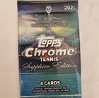 2021 Topps Chrome Tennis Sapphire Edition – Sealed Pack