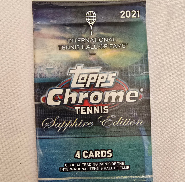 2021 Topps Chrome Tennis Sapphire Edition – Sealed Pack