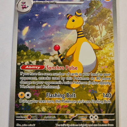 2026 Pokémon Chaos Rising Ampharos 090/086 – Illustration Rare