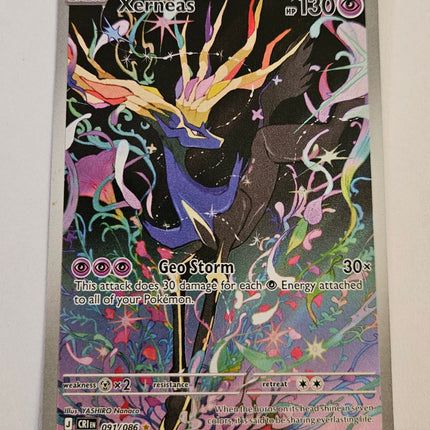 2026 Pokémon Chaos Rising Xerneas 091/086 – Illustration Rare