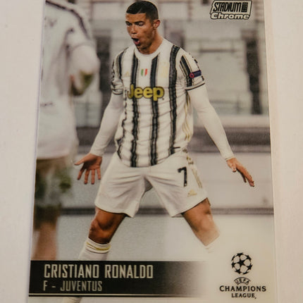 2020-21 Topps Stadium Club Chrome UEFA Cristiano Ronaldo #100