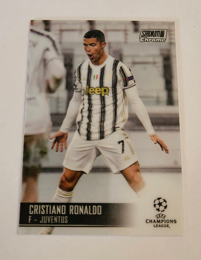 2020-21 Topps Stadium Club Chrome UEFA Cristiano Ronaldo #100