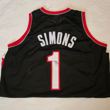 Anfernee Simons Signed Portland Trail Blazers-Style Jersey #1