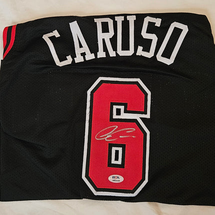 Alex Caruso Signed Chicago Bulls-Style Jersey #6 – PSA/DNA