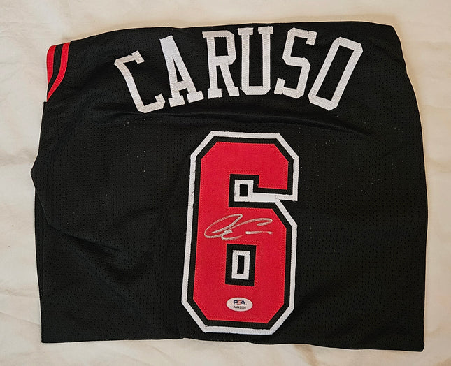 Alex Caruso Signed Chicago Bulls-Style Jersey #6 – PSA/DNA