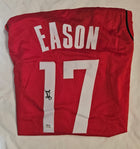 Tari Eason Signed Houston Rockets-Style Jersey #17