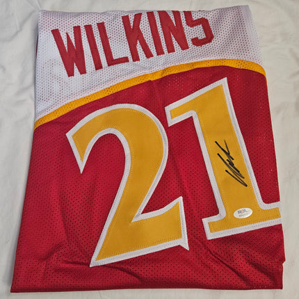 Dominique Wilkins Signed Atlanta Hawks-Style Jersey #21
