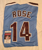 Pete Rose Signed Baseball Jersey #14