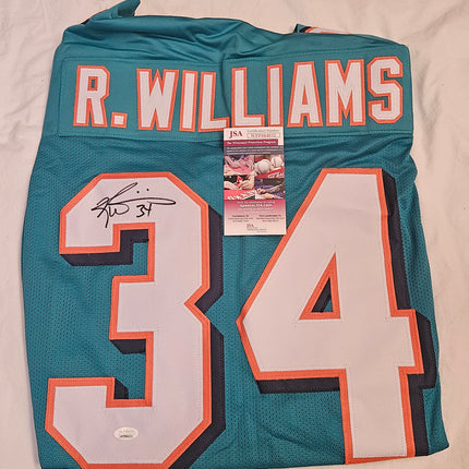 Ricky Williams Signed Miami Dolphins-Style Jersey #34