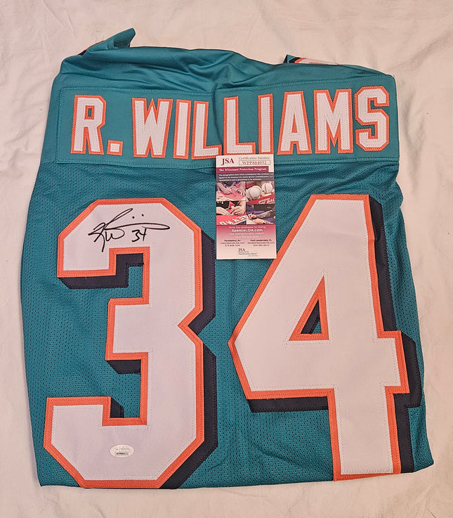 Ricky Williams Signed Miami Dolphins-Style Jersey #34