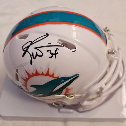 Ricky Williams Signed Miami Dolphins Mini Helmet – Beckett