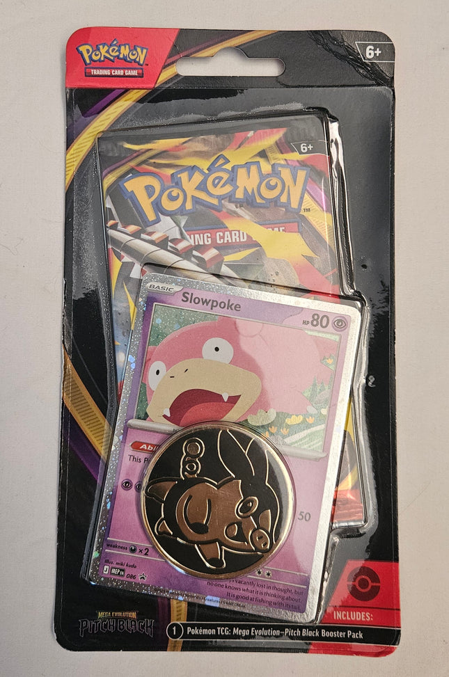 Pokémon TCG Mega Evolution Pitch Black Slowpoke Checklane Blister