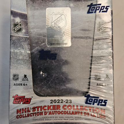 2022-23 Topps NHL Sticker Collection Sealed Box – 50 Packs