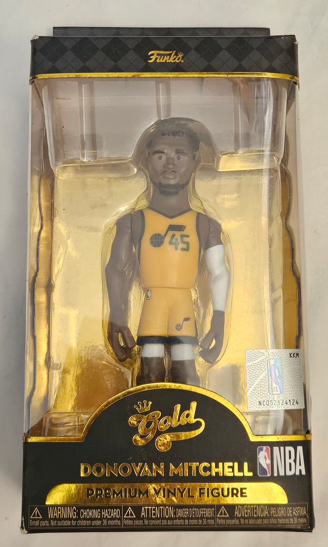 Funko GOLD Donovan Mitchell Utah Jazz 5-Inch Premium Vinyl Figure