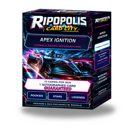 Ripopolis Apex Ignition — Formula Racing Autograph Box — 10 Cards