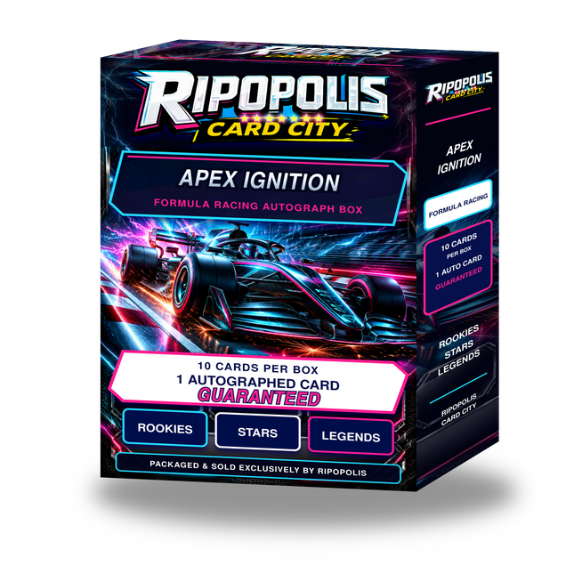 Ripopolis Apex Ignition — Formula Racing Autograph Box — 10 Cards
