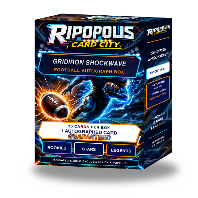 Ripopolis Gridiron Shockwave — Football Autograph Box — 10 Cards
