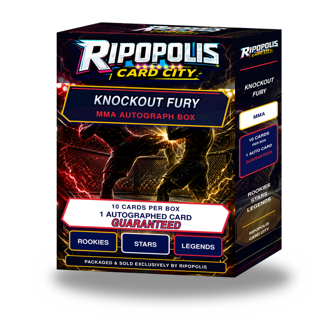 Ripopolis Knockout Fury — MMA Autograph Box — 10 Cards