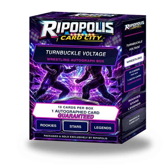 Ripopolis Turnbuckle Voltage — Wrestling Autograph Box — 10 Cards